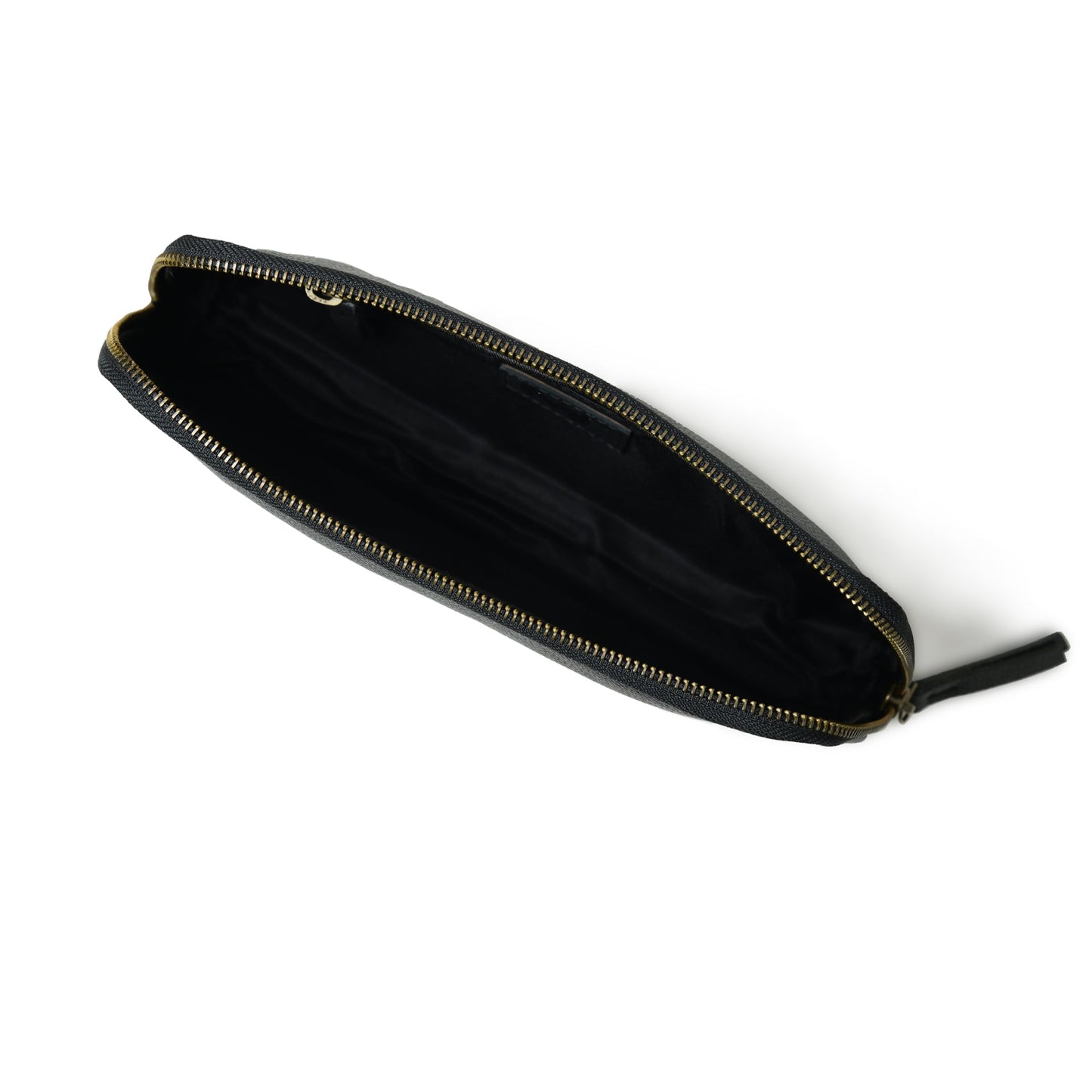 Classic Black Leather Clutch - Osadia Concept Store