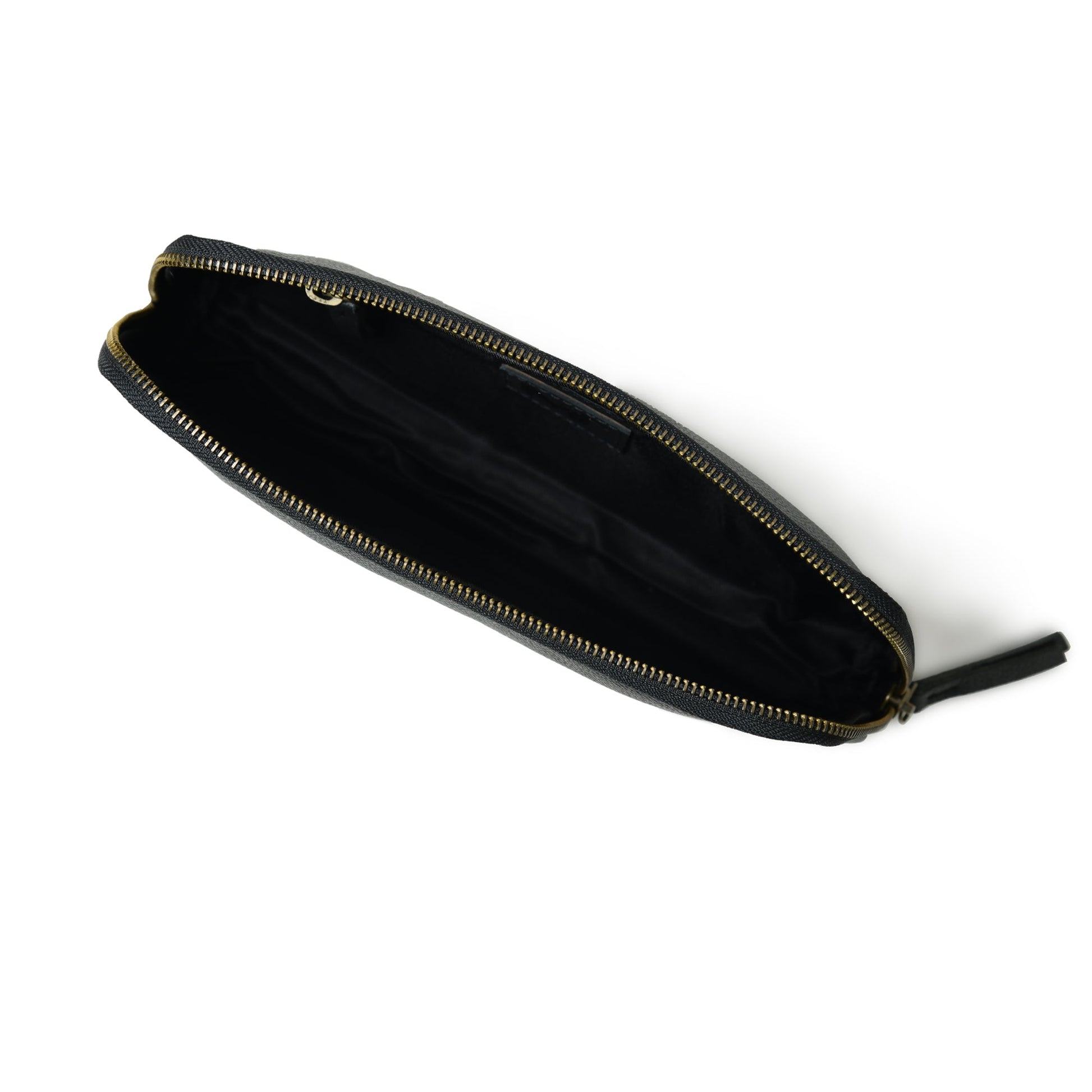 Classic Black Leather Clutch - Osadia Concept Store