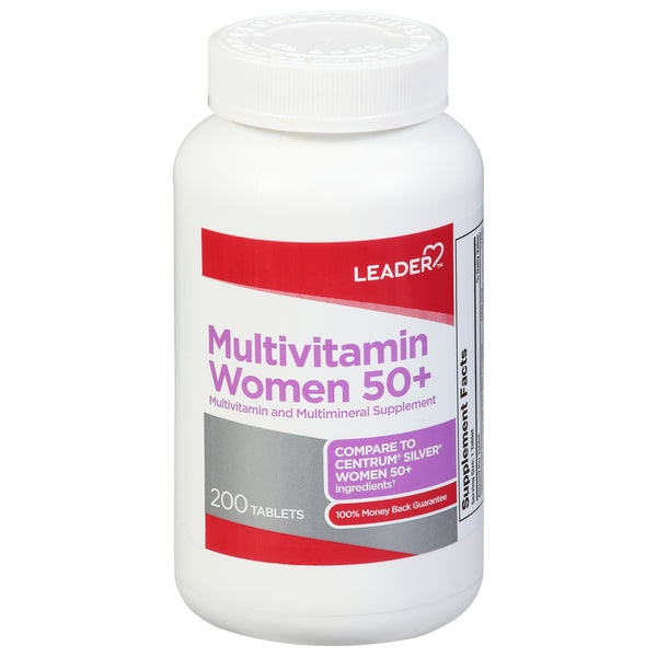 Leader, Multivitamin, Women 50+, Tablets