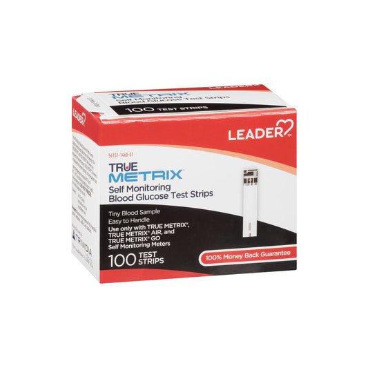 True Metrix Leader Blood Glucose Test Strips