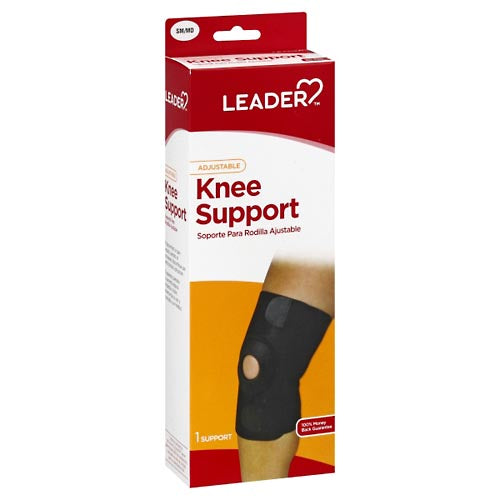 Leader Knee Neoprene Support, Open Patella, Small/Medium