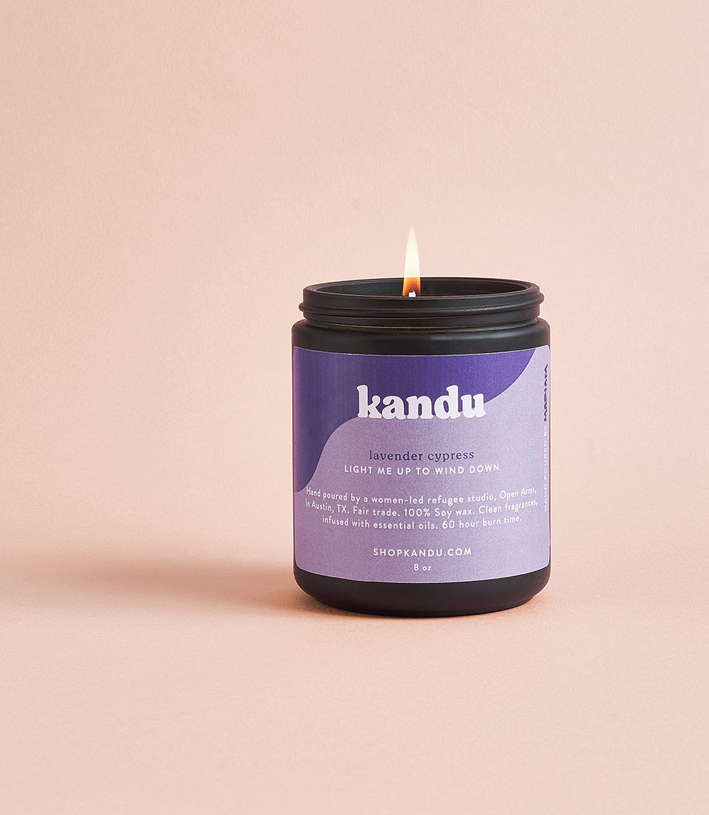 lavender cypress 8oz candle - Osadia Concept Store