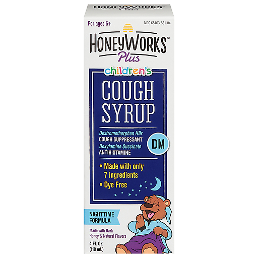 Honey Works Cough Syrup, Children's 4 Fl Oz
