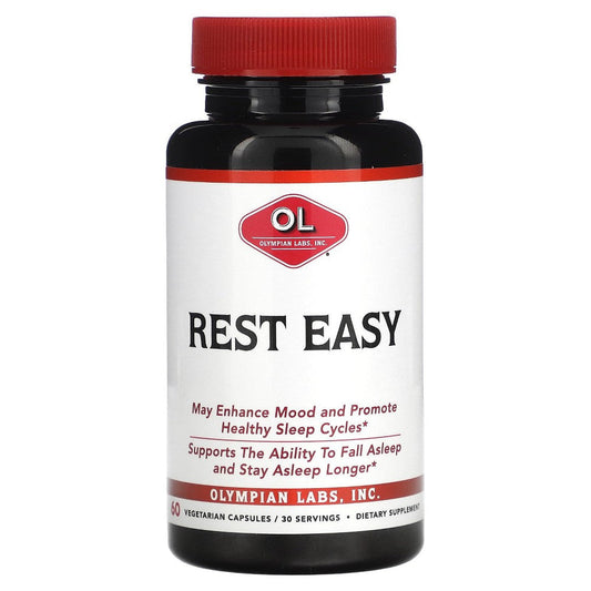 Olympian Labs Rest Easy, 60 Vegetarian Capsules
