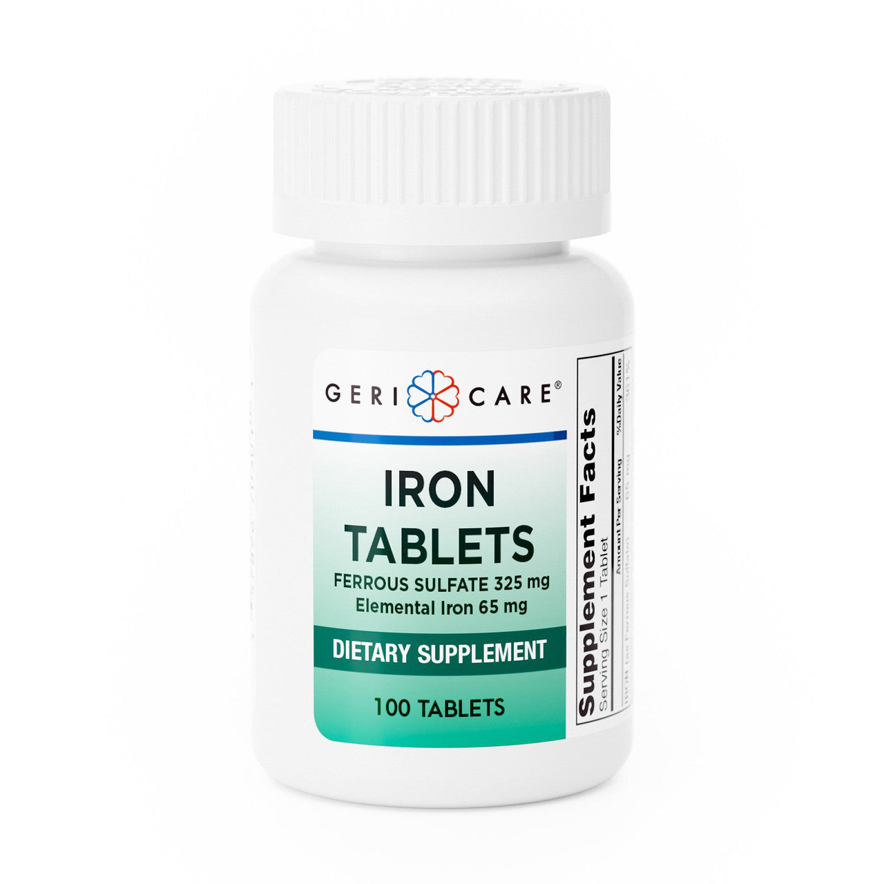 Geri-Care Ferrous Sulfate Iron Tablets, 325 Mg