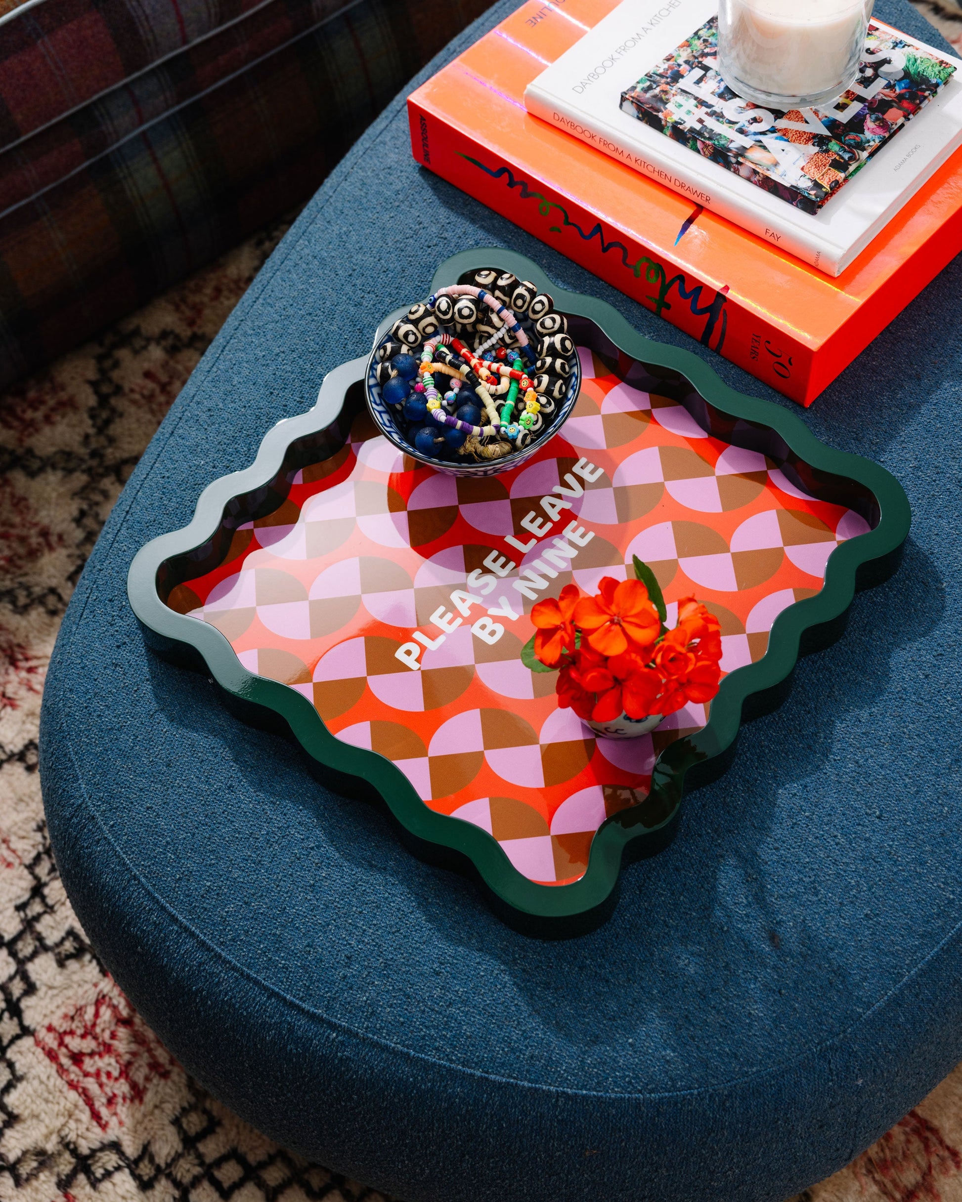 Leave by Nine Large Lacquer Tray - Osadia Concept Store