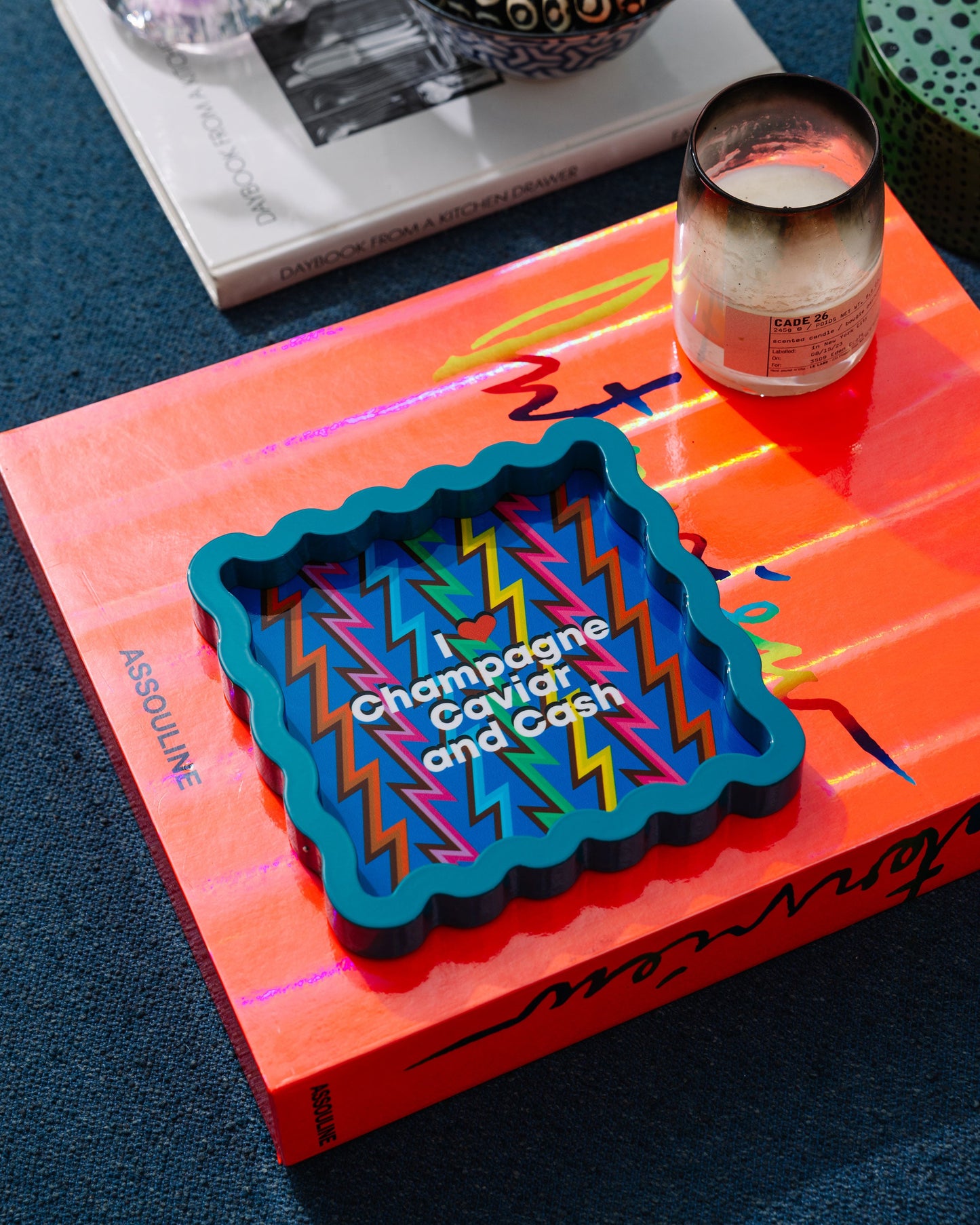 Champagne Caviar Lacquer Tray - Osadia Concept Store