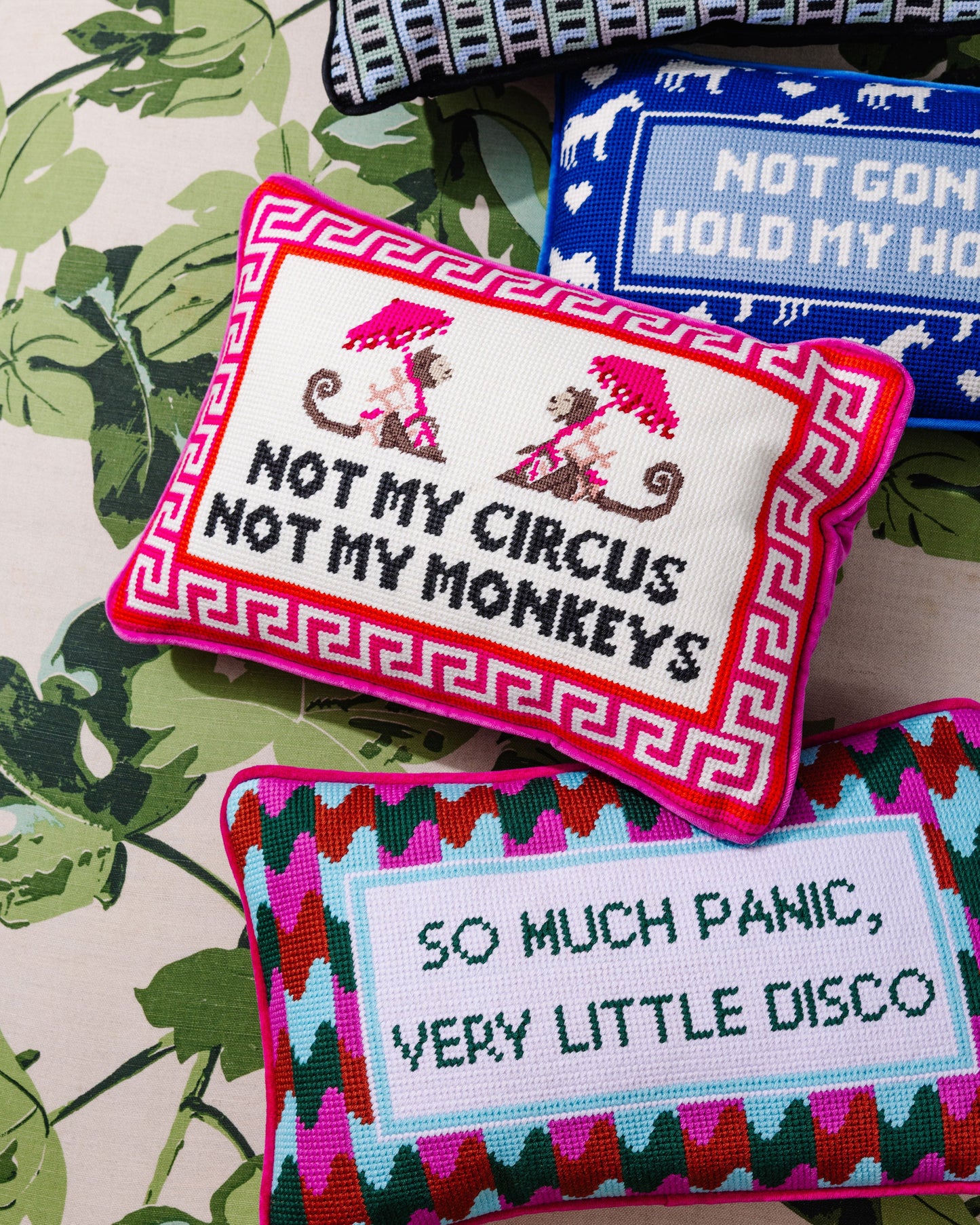 Not My Circus Needlepoint Pillow - Osadia Concept Store
