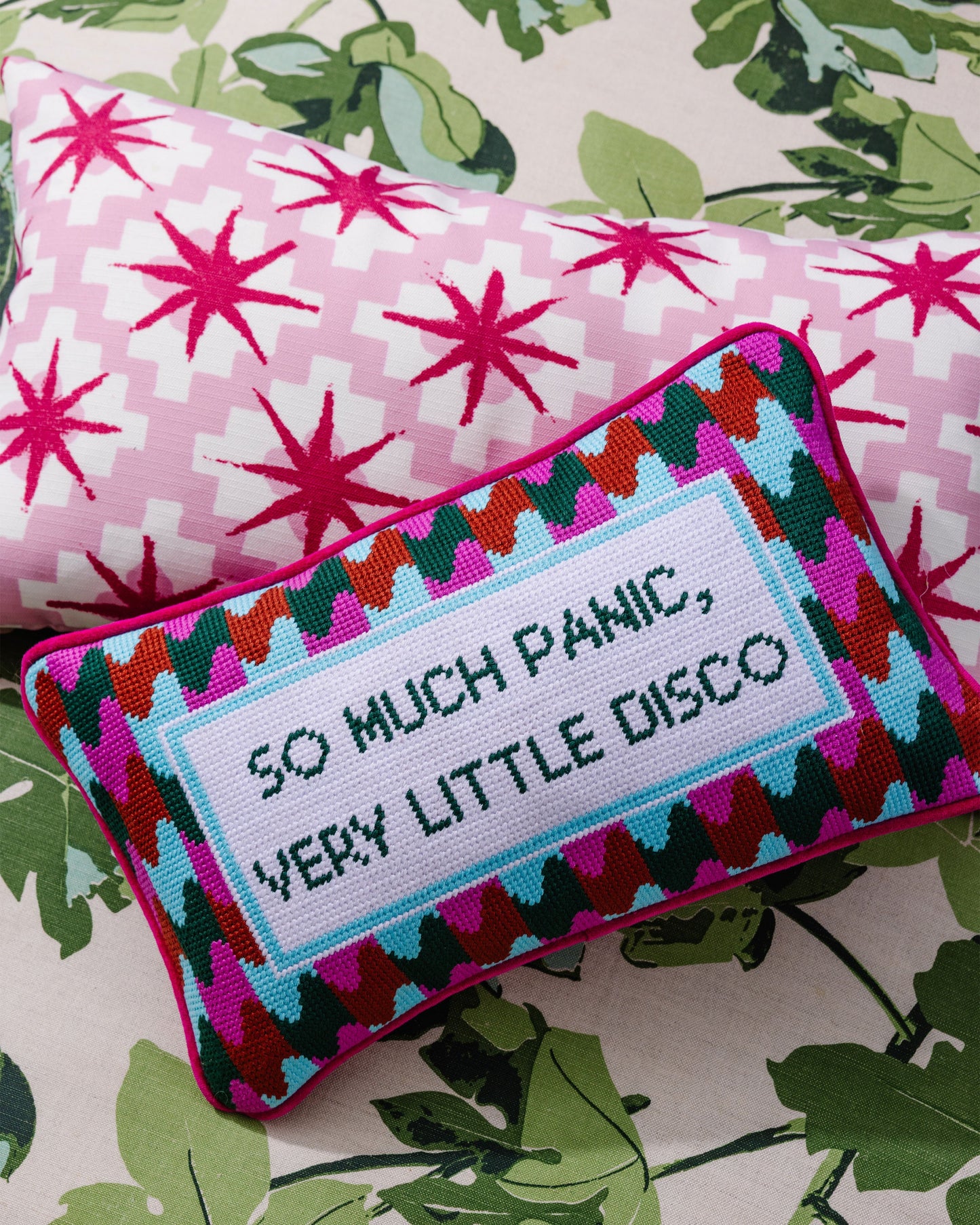 Panic at the Disco Needlepoint Pillow - Osadia Concept Store