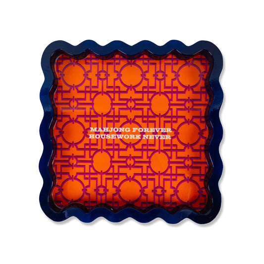 Mahjong Large Lacquer Tray - Osadia Concept Store