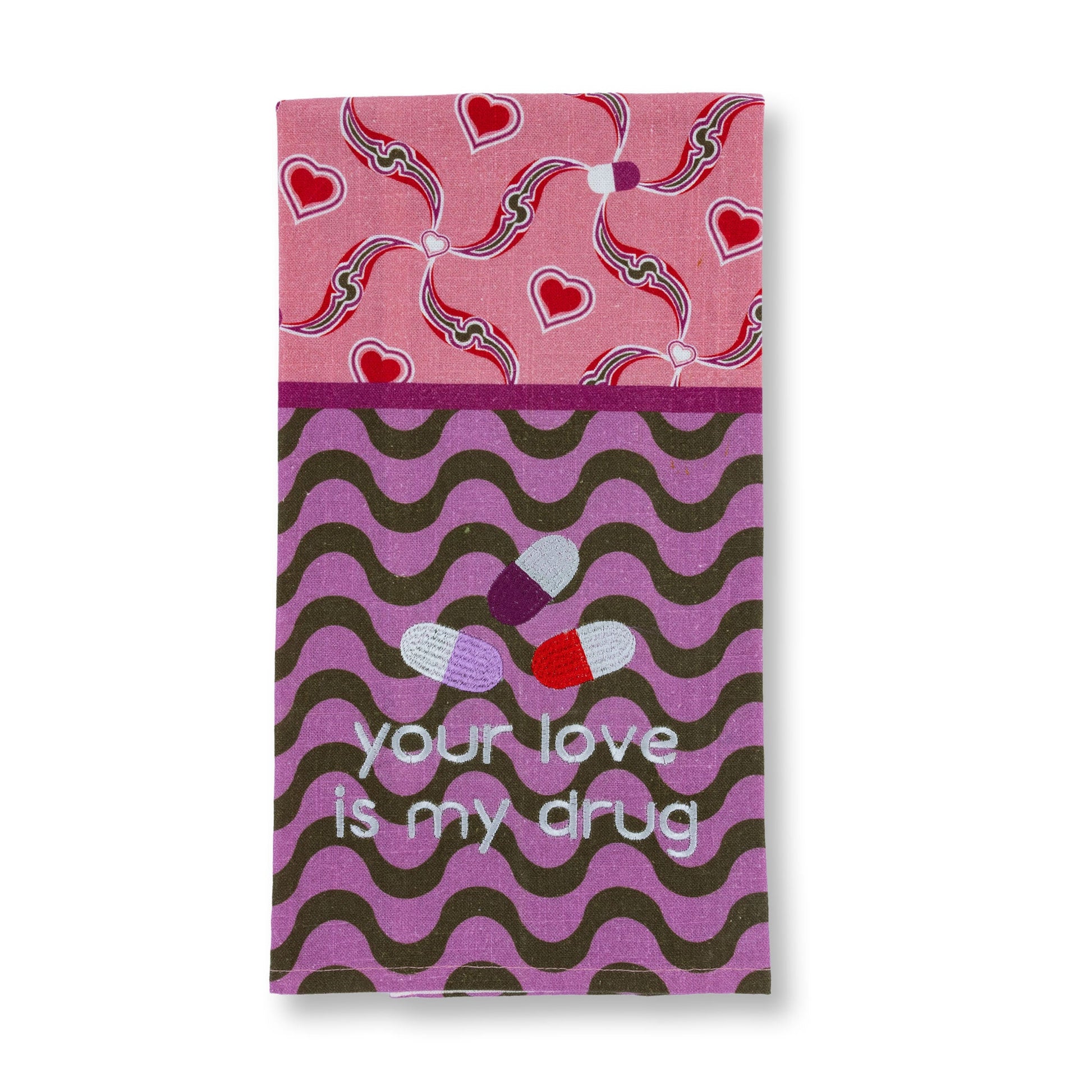 Love is a Drug Dish Towel - Osadia Concept Store