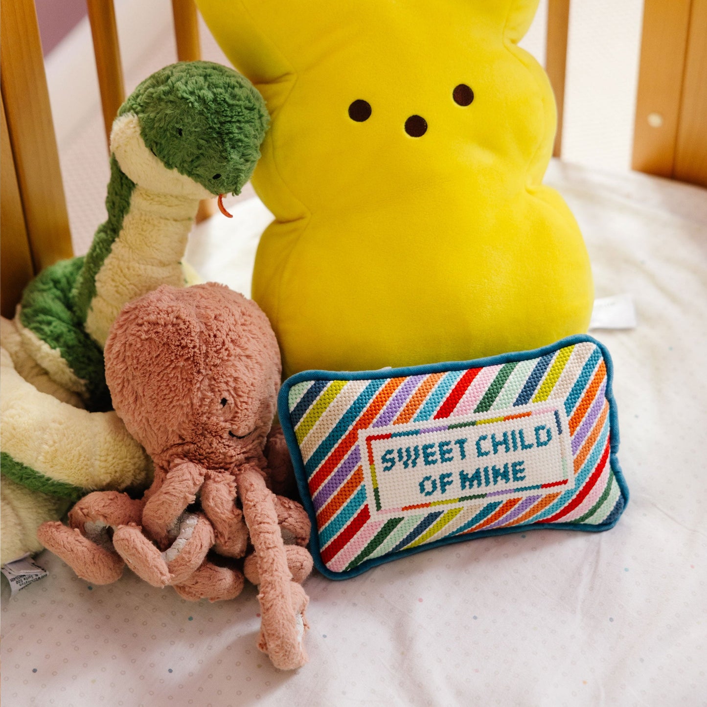 Sweet Child Of Mine Mini Needlepoint Pillow - Osadia Concept Store