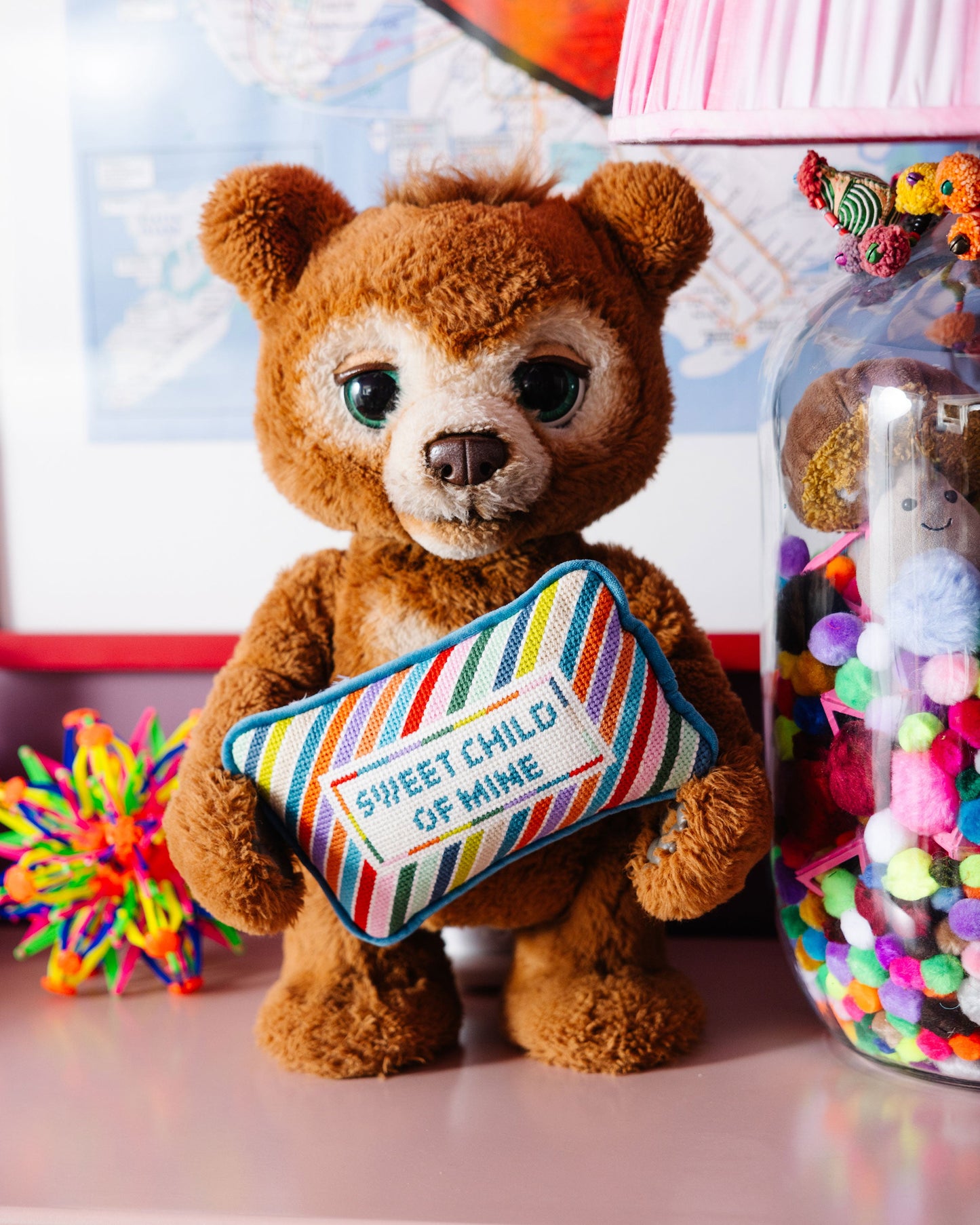 Sweet Child Of Mine Mini Needlepoint Pillow - Osadia Concept Store