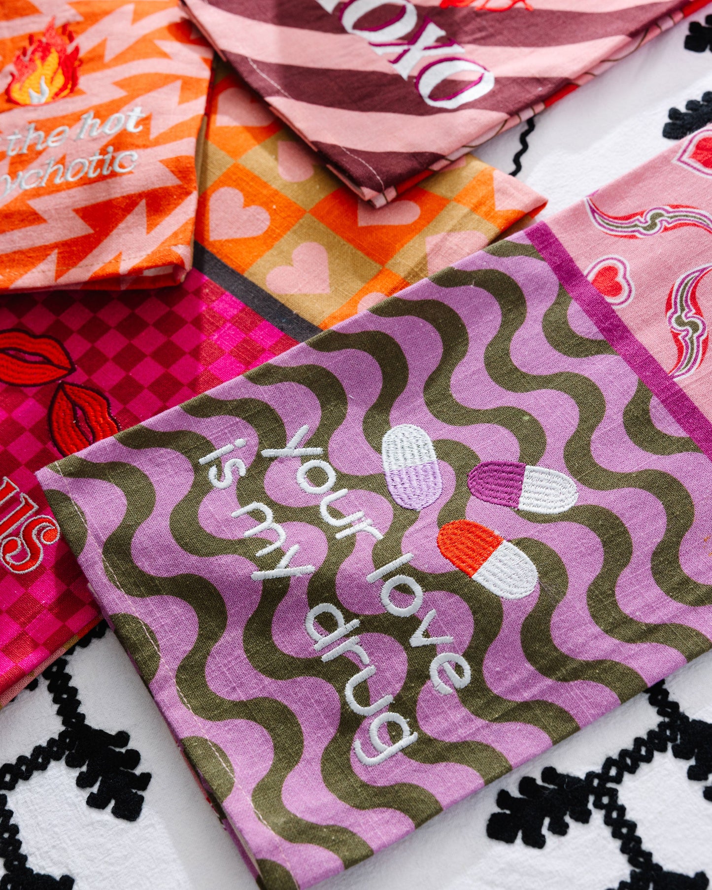 Love is a Drug Dish Towel - Osadia Concept Store