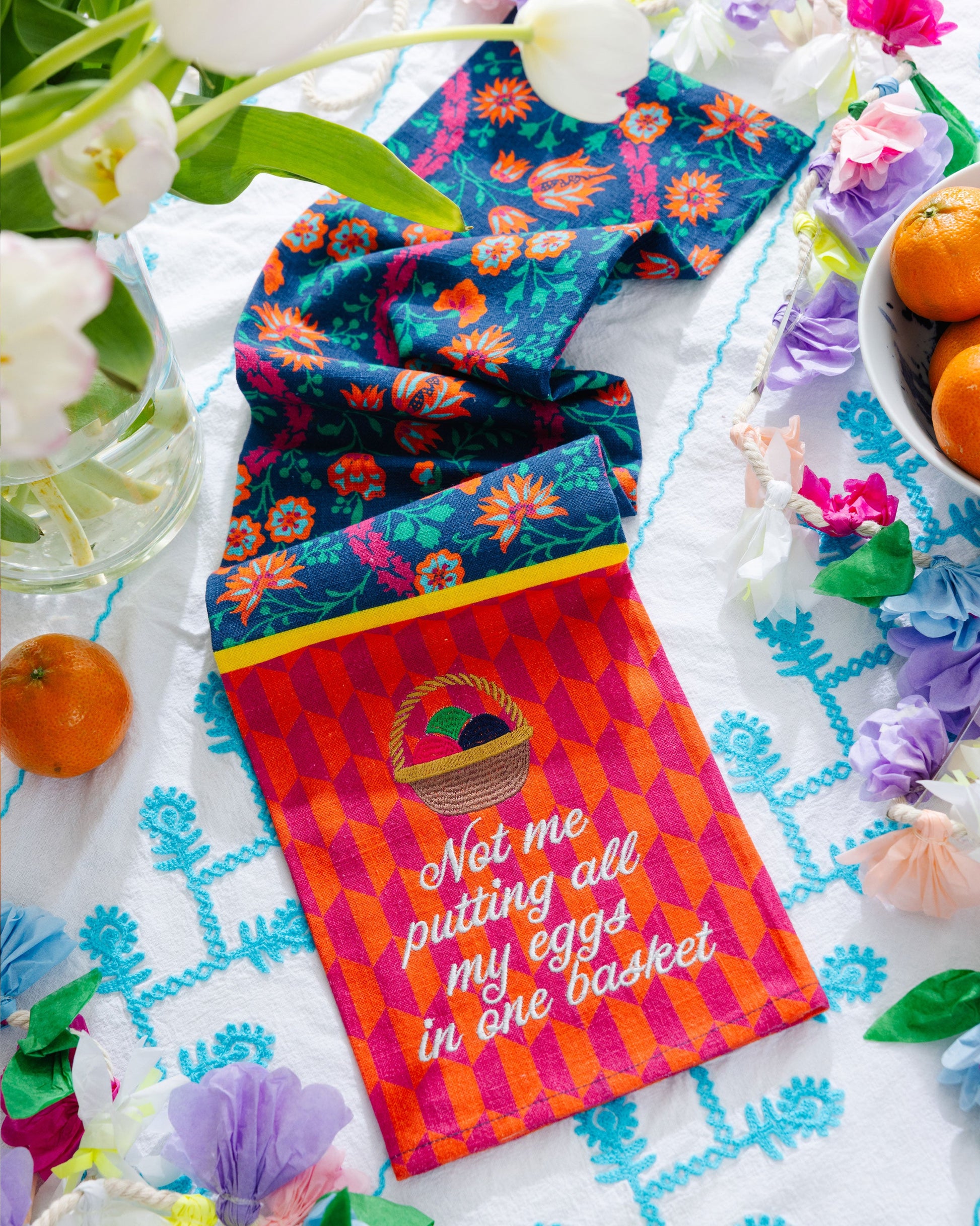 Eggs Basket Dish Towel - Osadia Concept Store