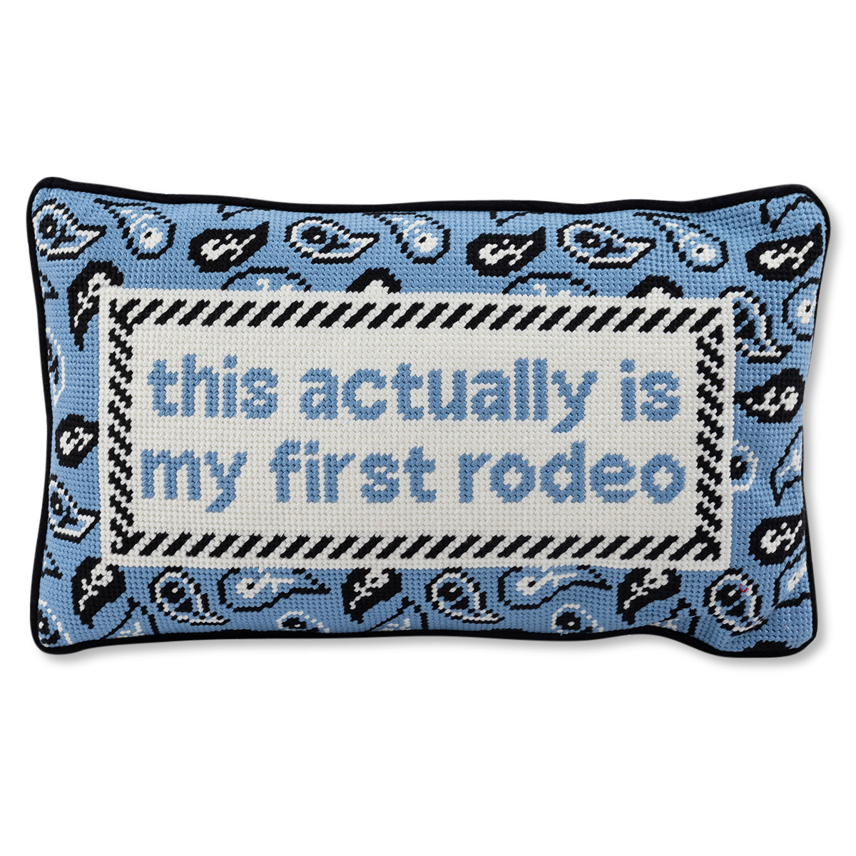 First Rodeo Needlepoint Pillow - Osadia Concept Store