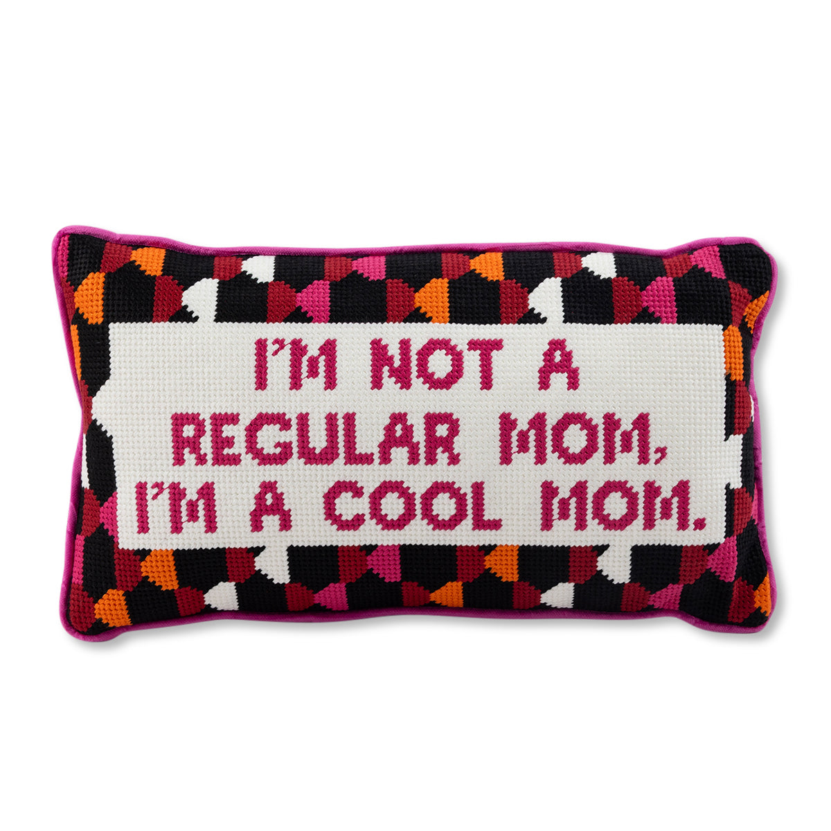 Cool Mom Needlepoint Pillow - Osadia Concept Store