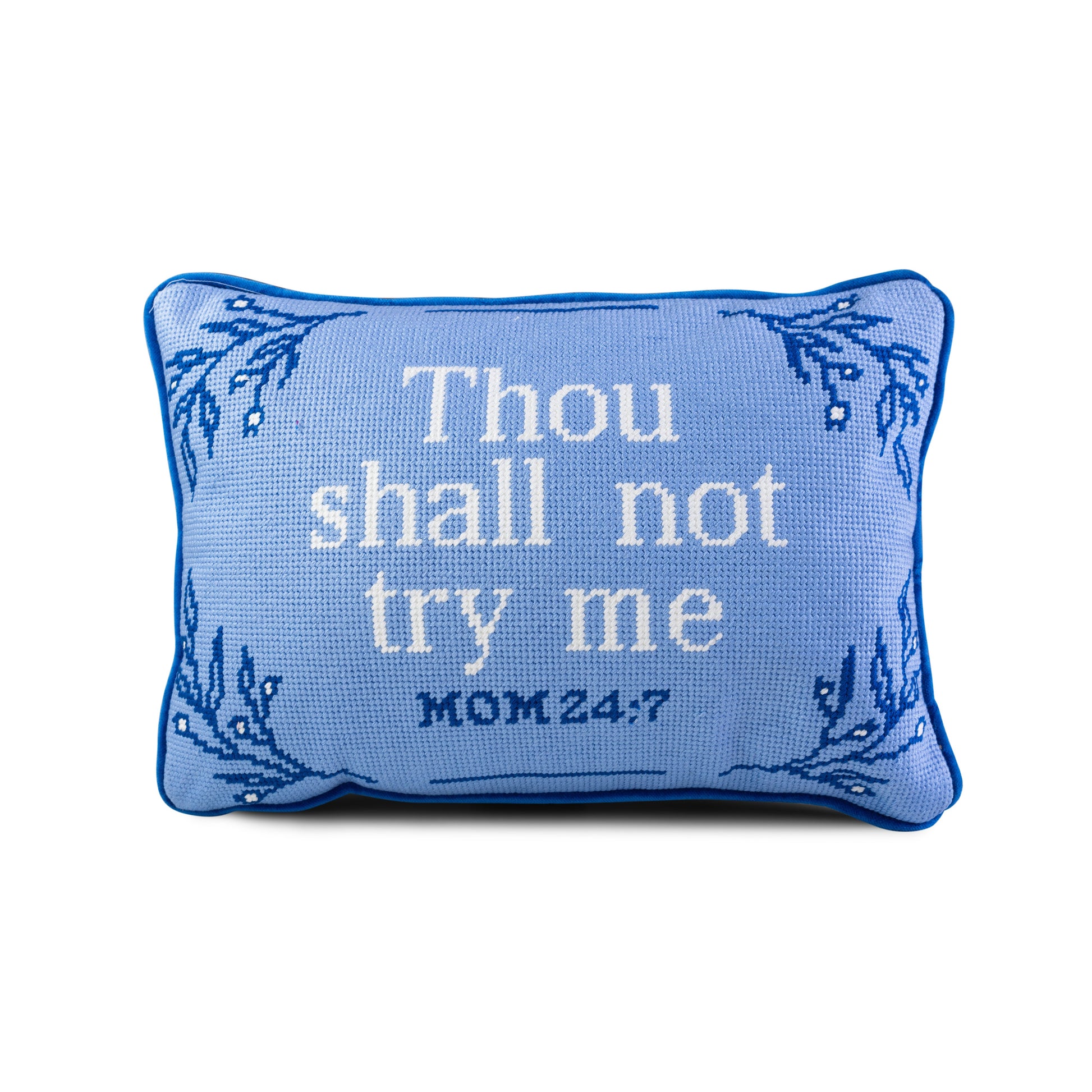 Try Me Needlepoint Pillow - Osadia Concept Store