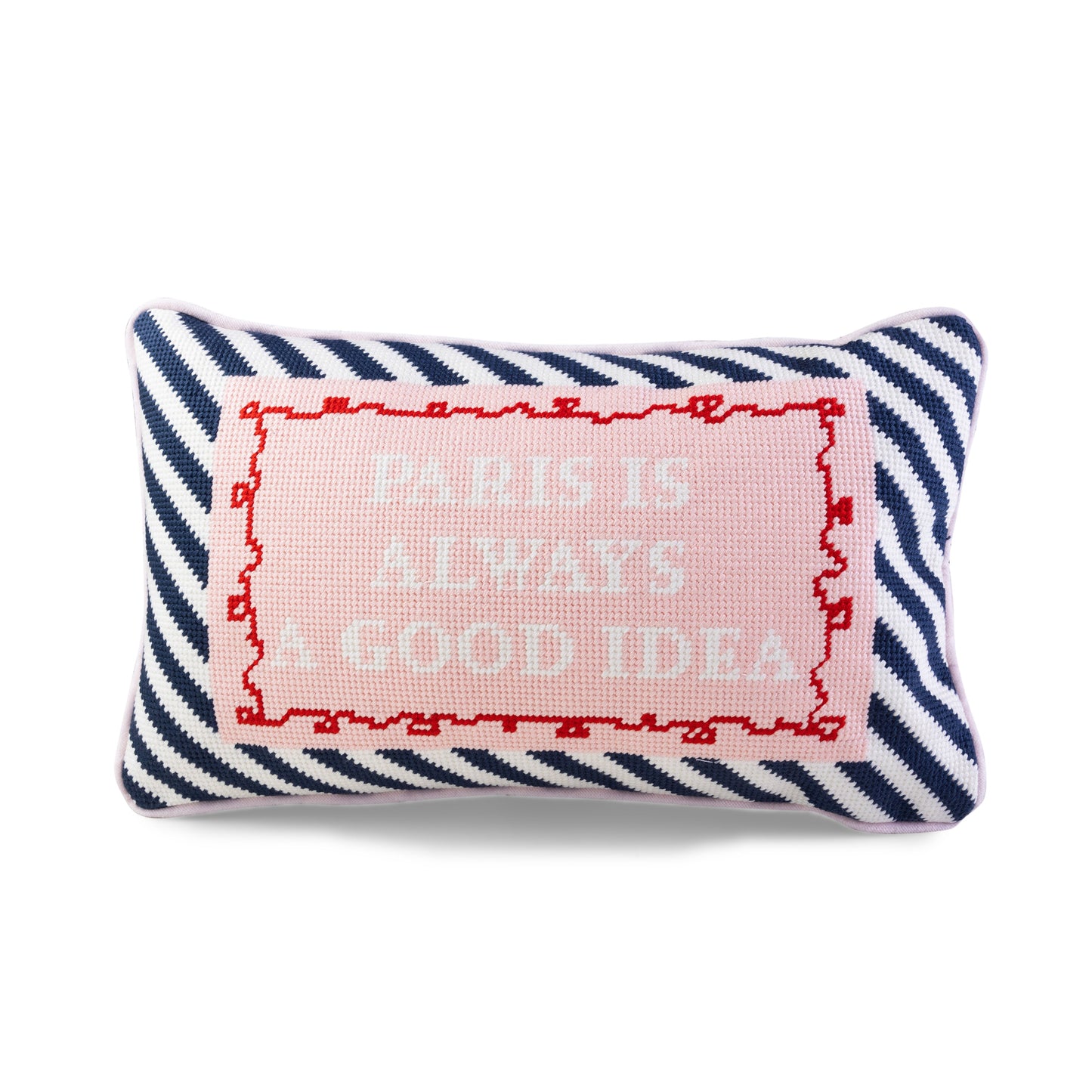 Paris Needlepoint Pillow - Osadia Concept Store