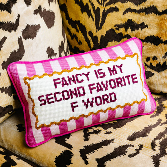 Fancy Needlepoint Pillow - Osadia Concept Store