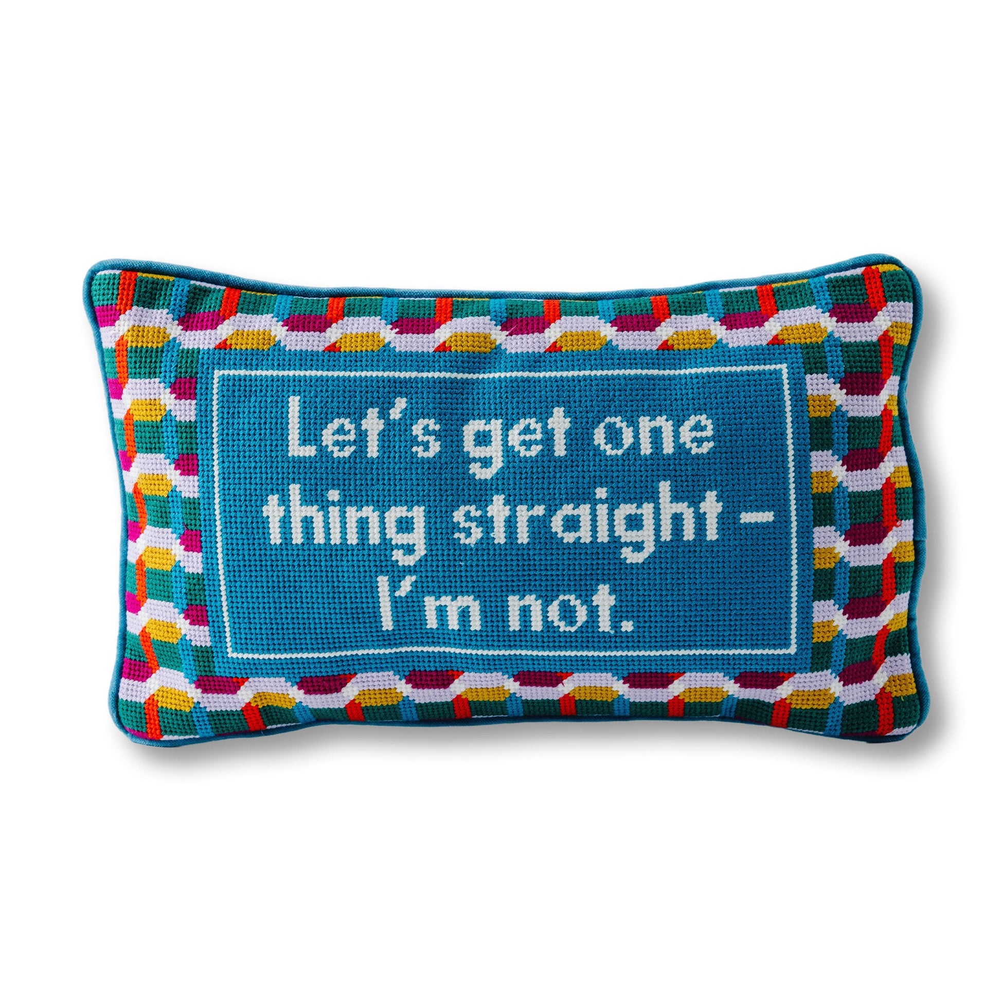Straight Needlepoint Pillow - Osadia Concept Store
