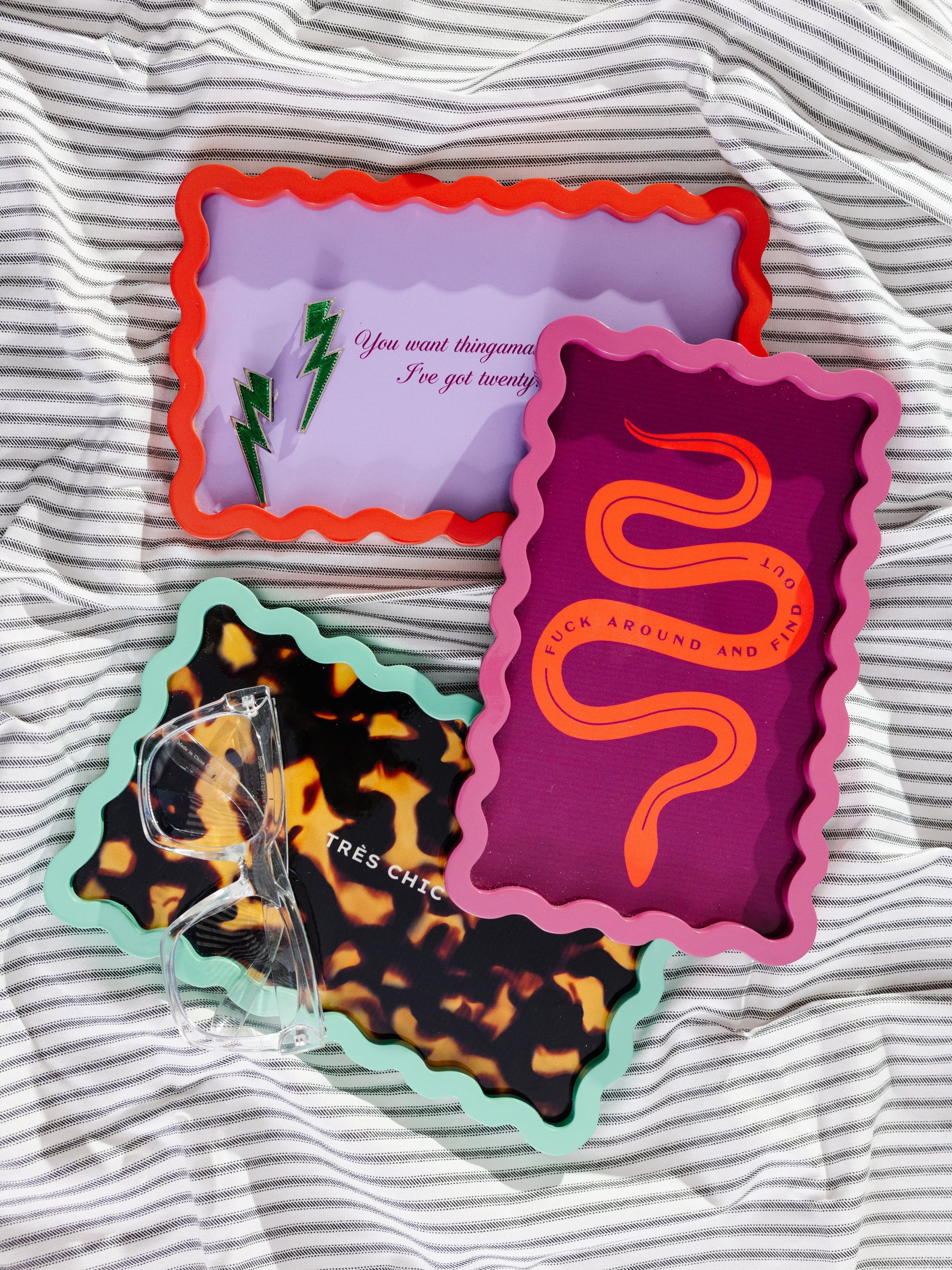 Fuck Around Lacquer Tray - Osadia Concept Store