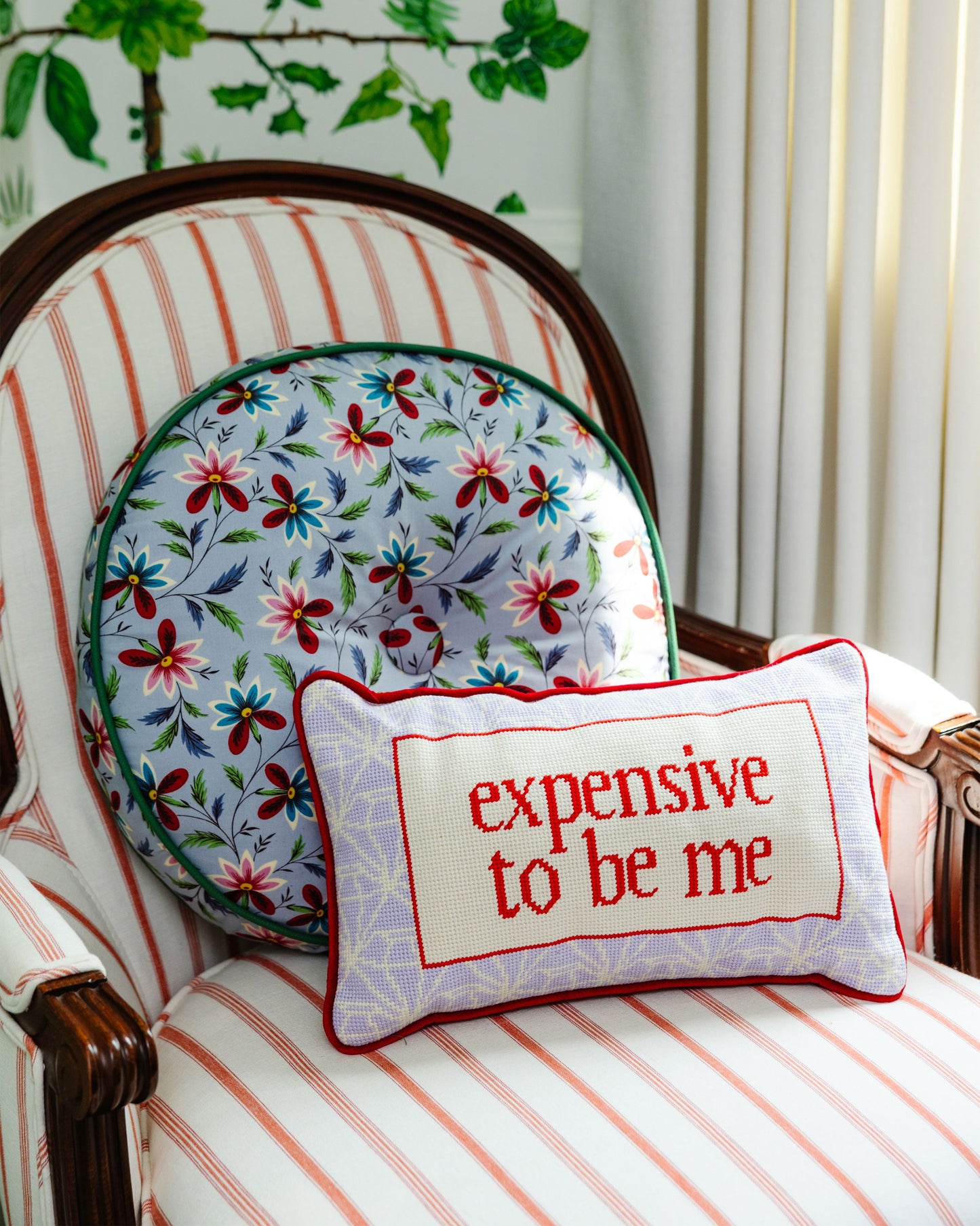 Expensive To Be Me Needlepoint Pillow - Osadia Concept Store