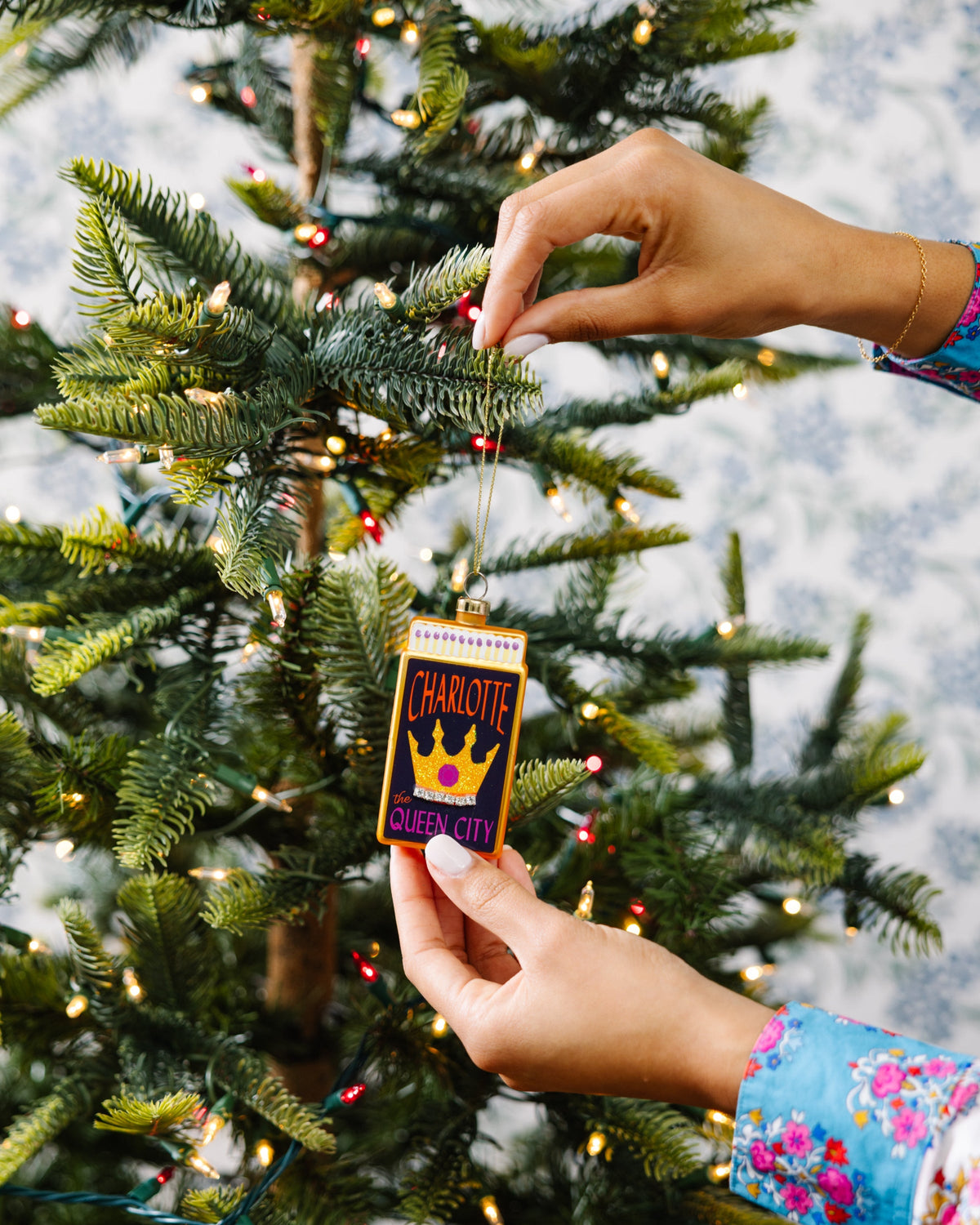 Matchbook Ornament - Charlotte