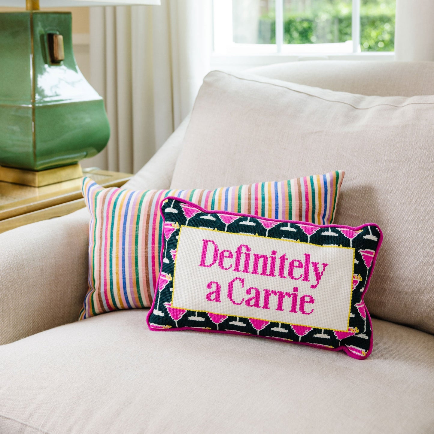 Carrie Needlepoint Pillow - Osadia Concept Store