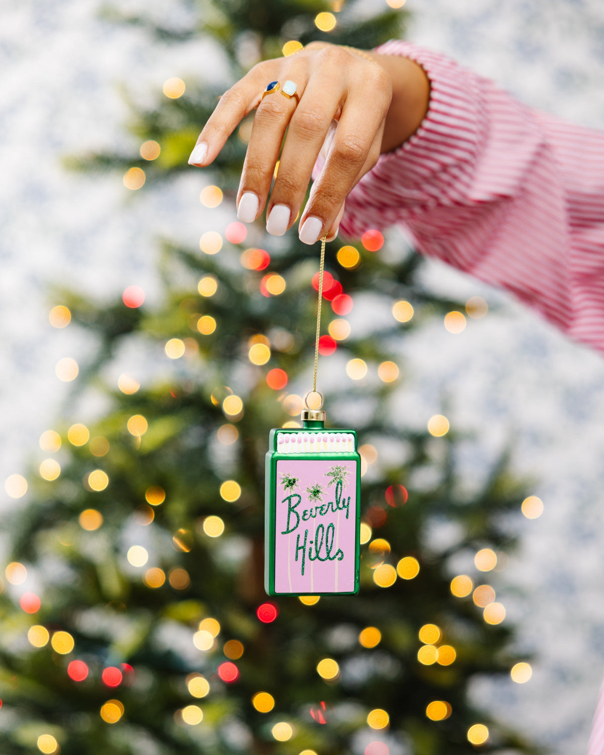Matchbook Ornament - Beverly Hills
