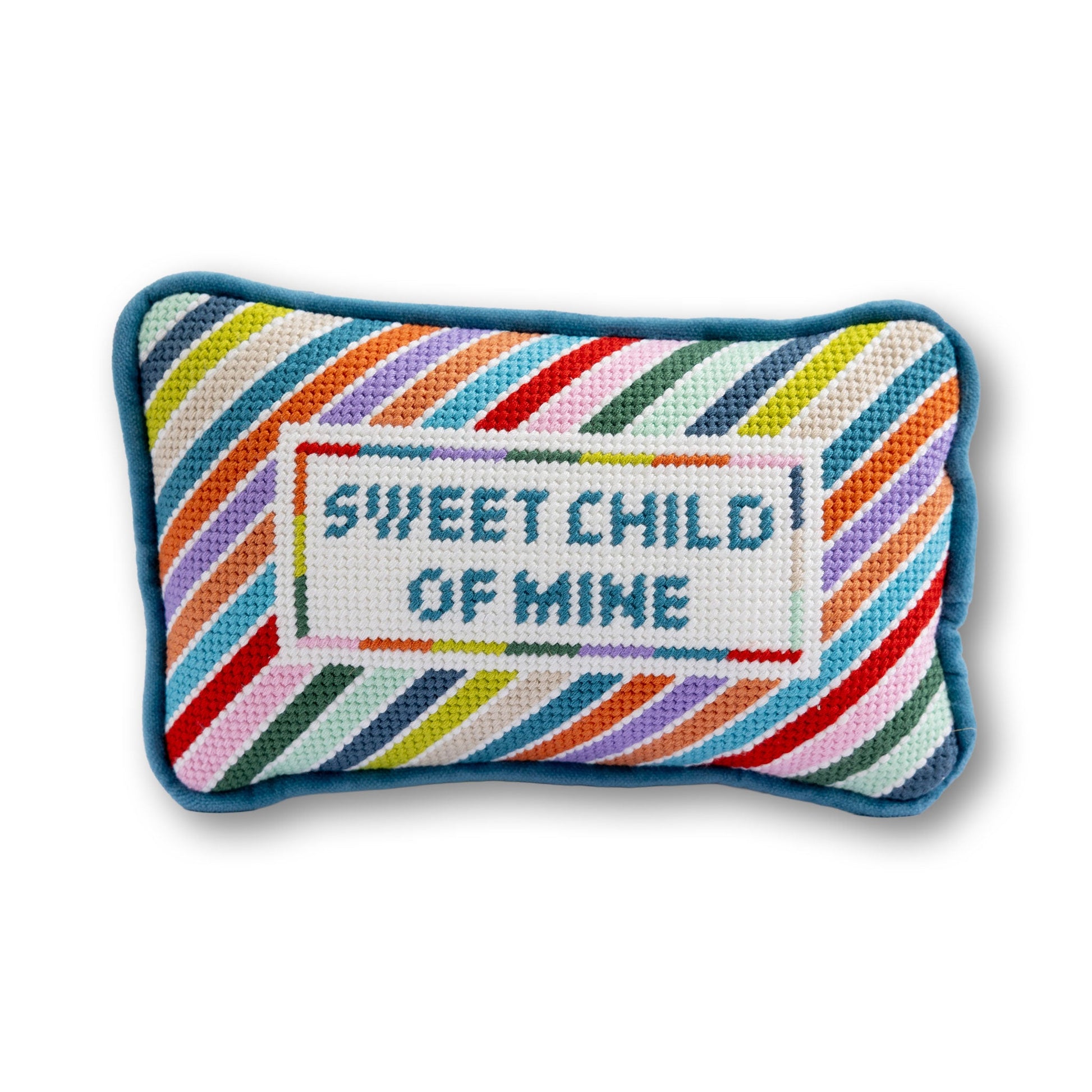 Sweet Child Of Mine Mini Needlepoint Pillow - Osadia Concept Store