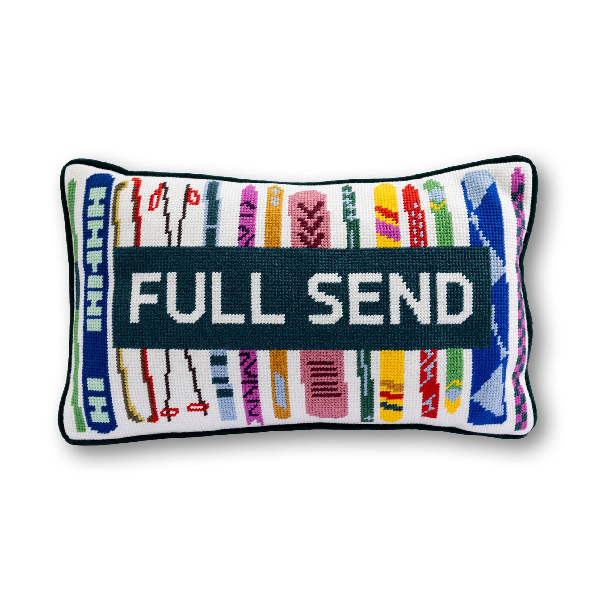 Full Send Needlepoint Pillow - Osadia Concept Store
