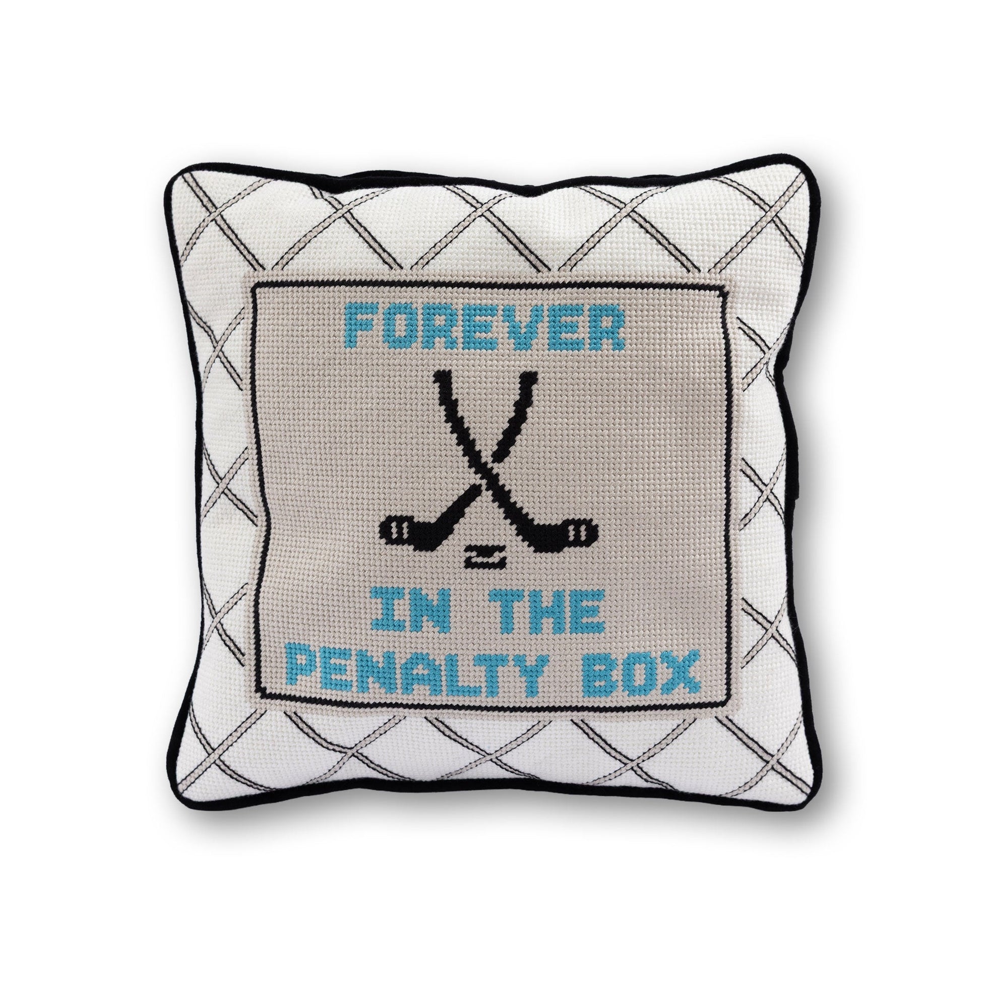 Penalty Box Needlepoint Pillow - Osadia Concept Store