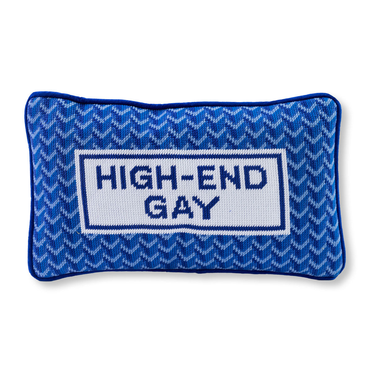 High End Gay Needlepoint Pillow - Osadia Concept Store