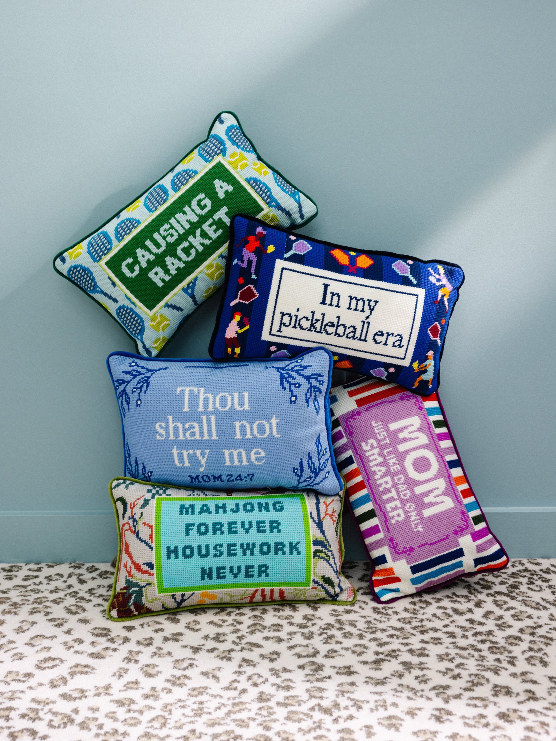 Try Me Needlepoint Pillow - Osadia Concept Store