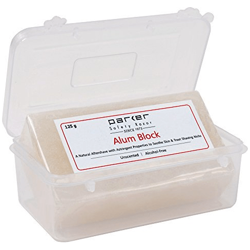 Parker Safety Razor's 125G Alum Block With Travel Case