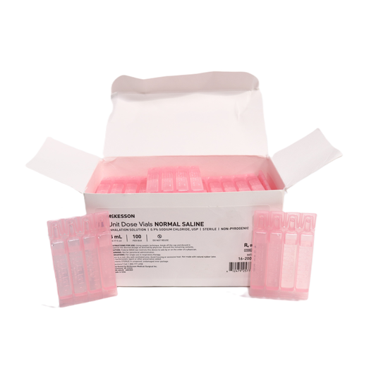 Dynarex 5 Ml Sterile 0.9% NaCl Saline Solution - (Box Of 100)
