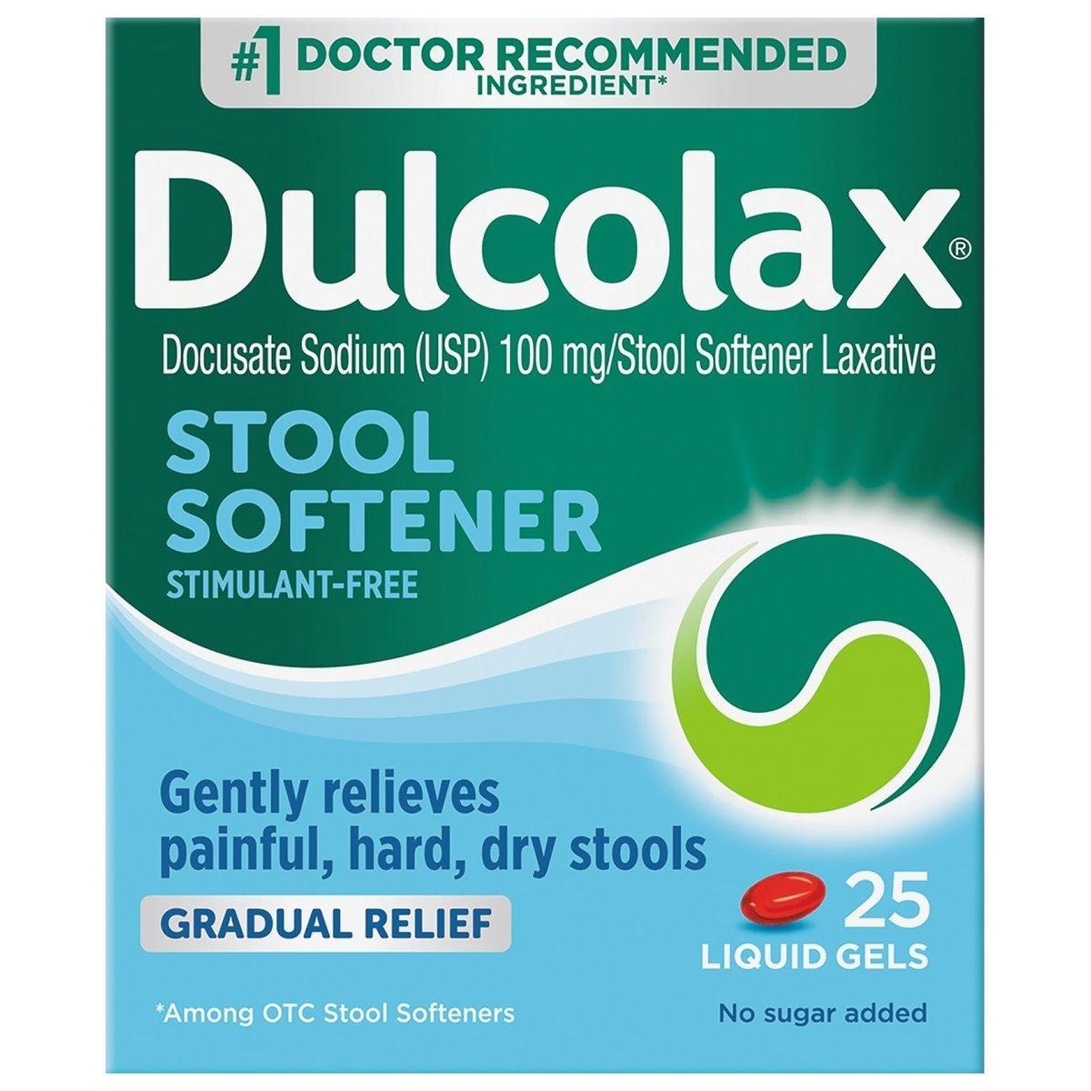 DulcoEase Stool Softener Liquid Gels Daily Comfort