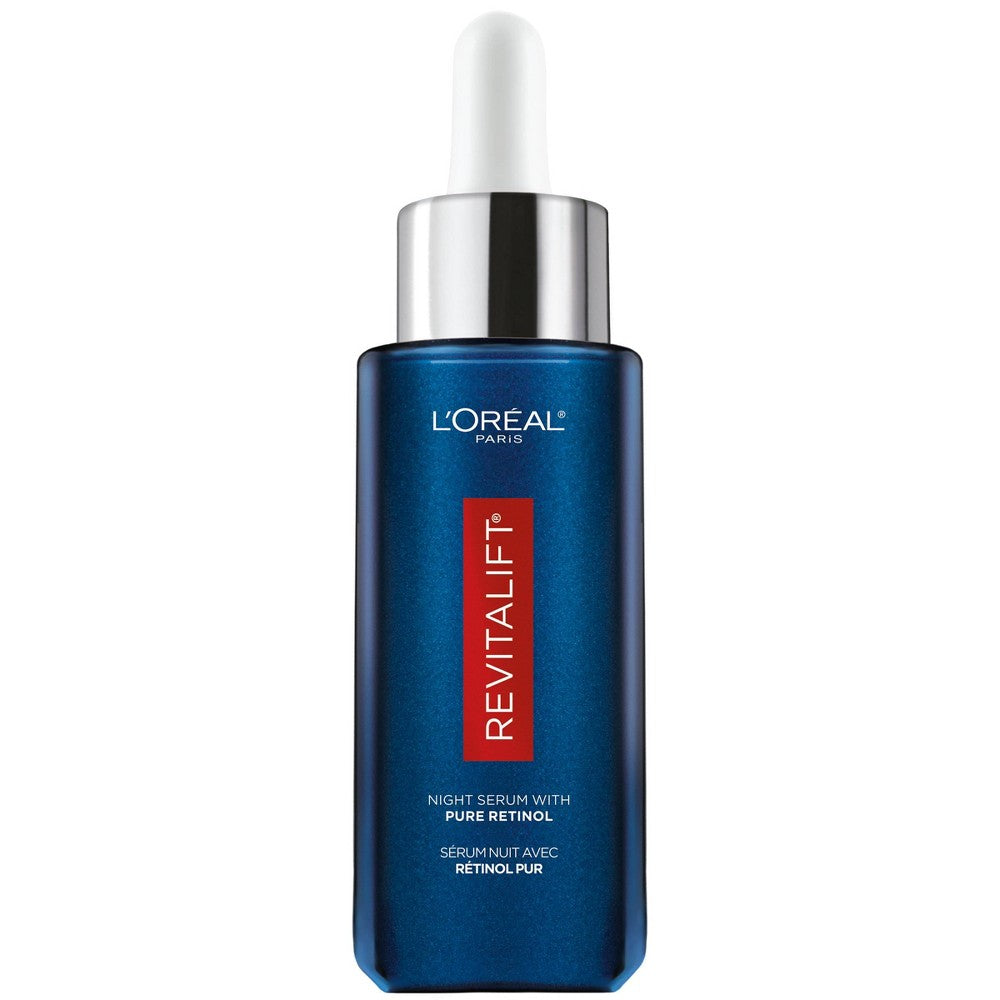 L'Oreal Paris Revitalift Derm Intensives Night Serum, 0.3% Pure Retinol – 1.0 Fl Oz
