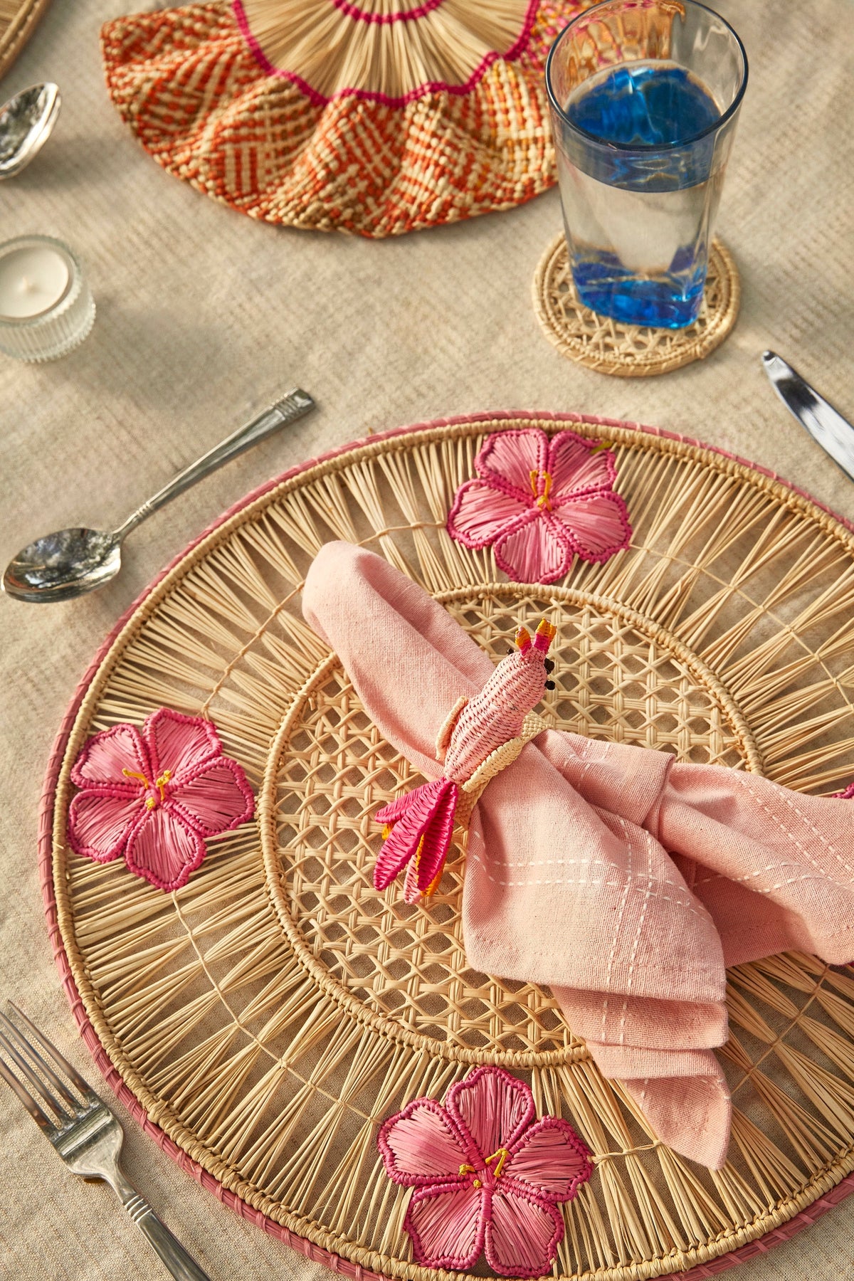 S/2 Hibiscus 3D Placemat