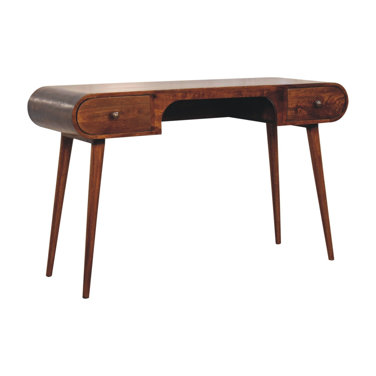 Solid Wood London Arch Writing Desk
