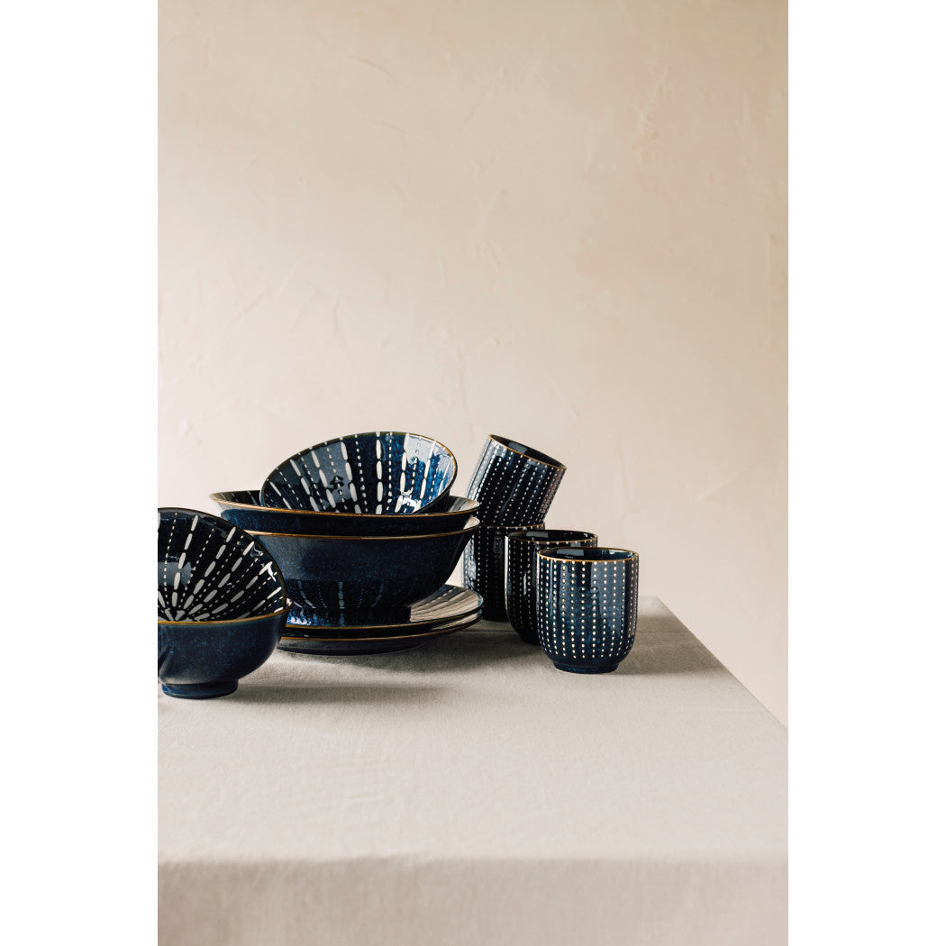 Set of 3 Pulse Stamped Bowl 8 inch