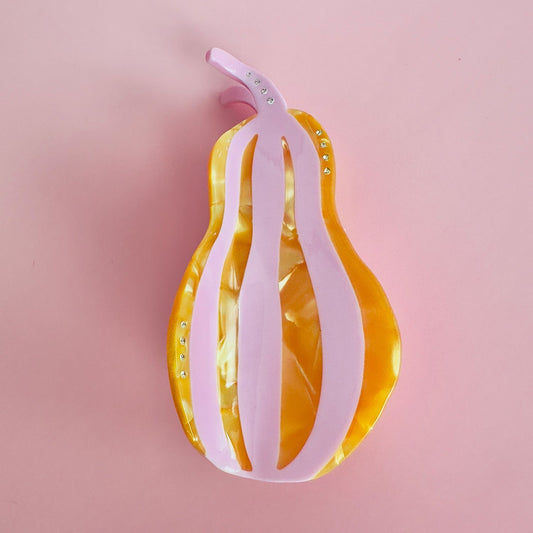 Pink Squash Hair Claw