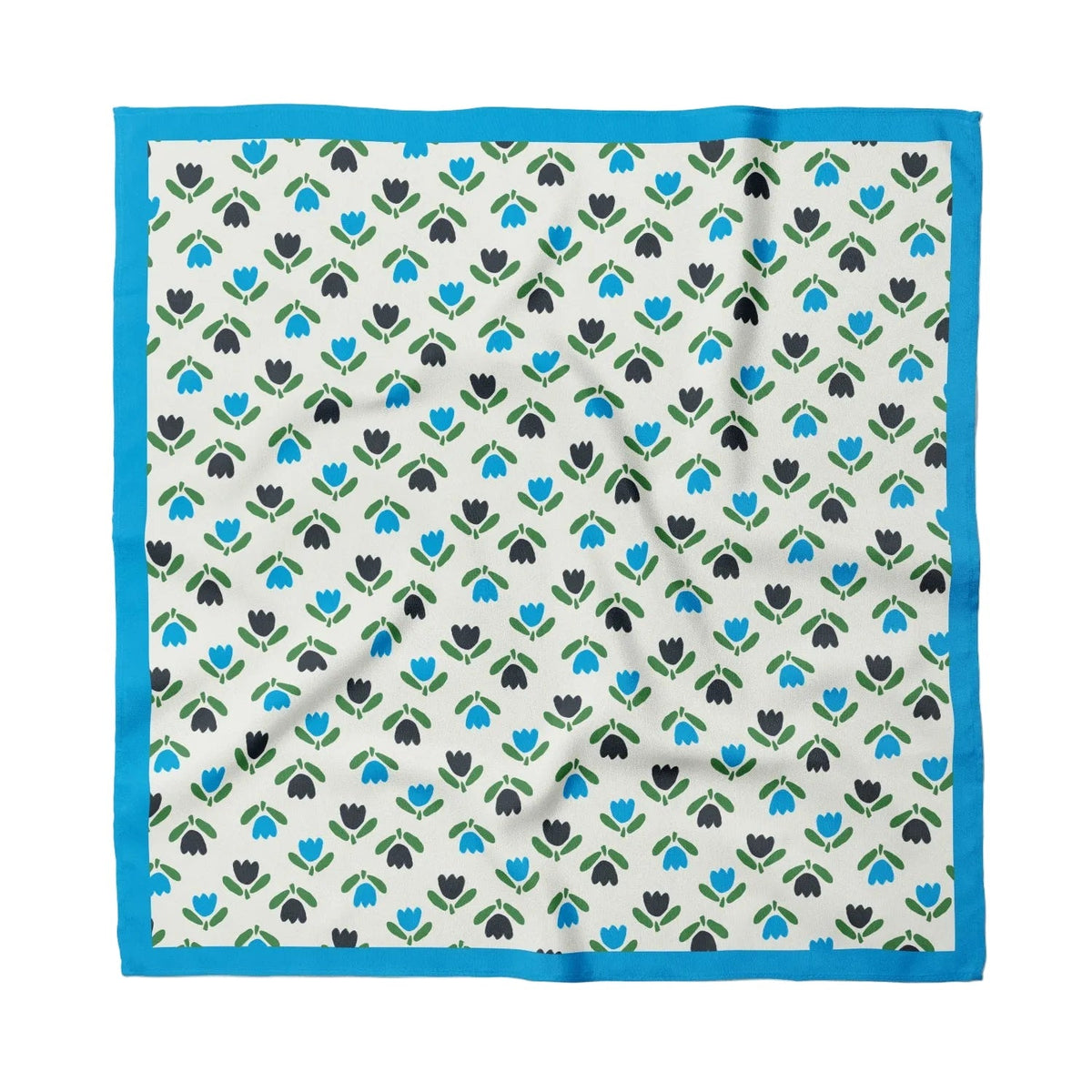 Blue Tulip Cotton Bandana