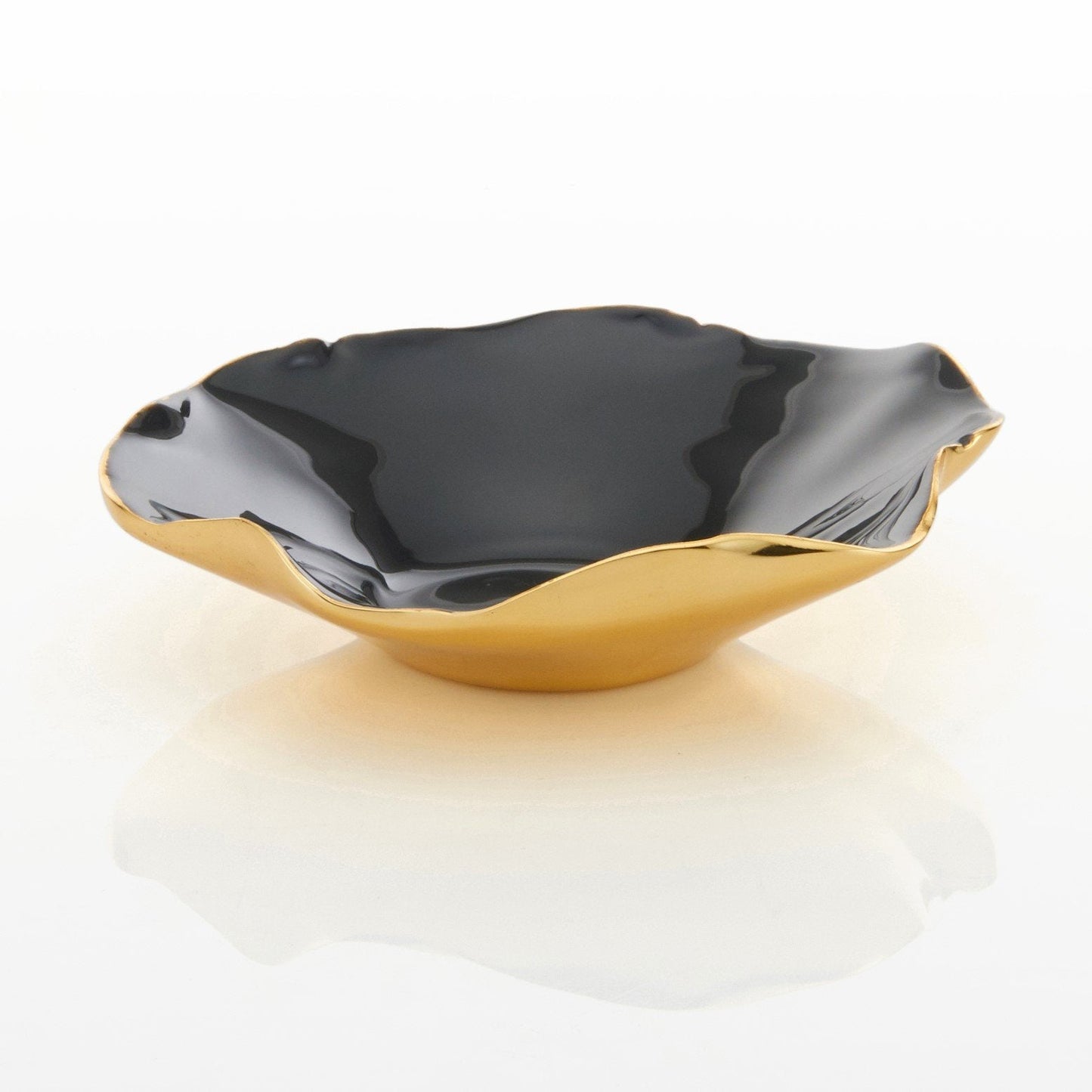 Ruffled Bowl Graphite - In Stock