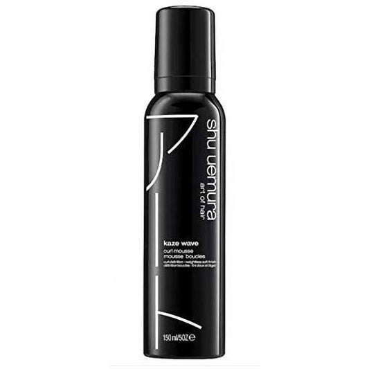 Shu Uemura Kaze Wave Curl Texturizing Foam 4.6 Oz New Black Pack