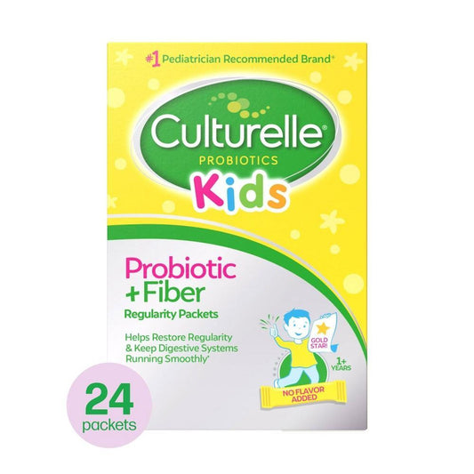 Culturelle Kids Regularity Probiotic + Fiber Supplement Packets