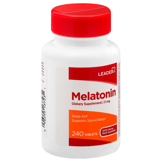 The Leader 3 Mg Tablets Melatonin