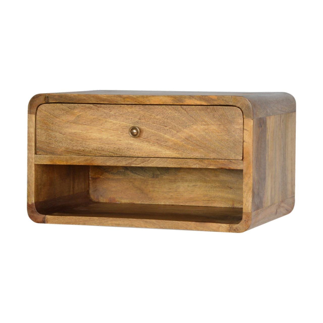 Solid Wood Floating Curve Open Slot