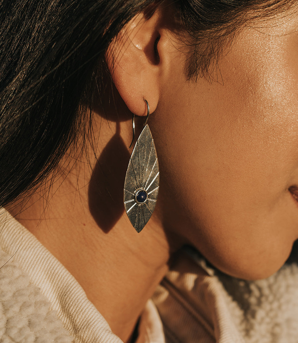 Bairavi Full Moon Drop Earrings - Osadia Concept Store